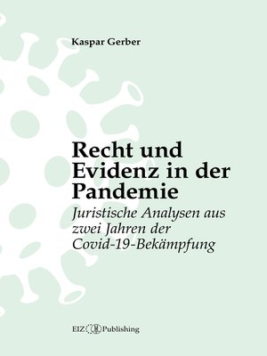 cover image of Recht und Evidenz in der Pandemie